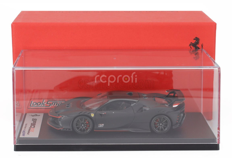 Looksmart Ferrari Sf90 Xx Stradale N 16 Personal Car Charles Leclerc 2024 1:43 Matt Black