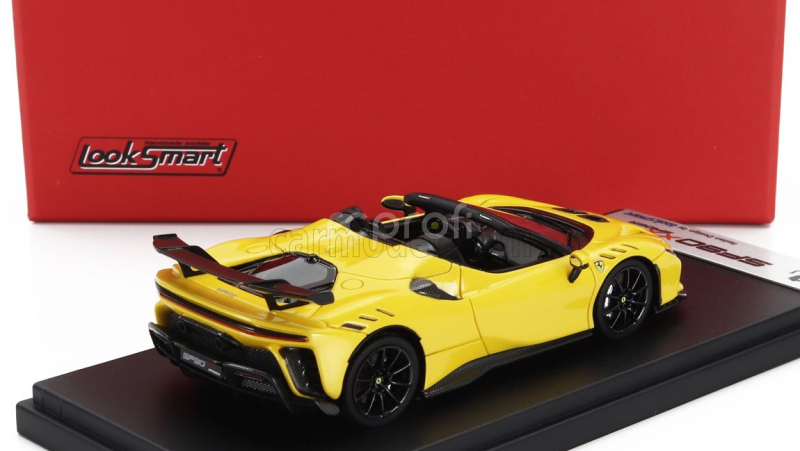 Looksmart Ferrari Sf90 Xx Stradale Spider 2024 1:43 Giallo Tristrato - Žlutá S Černou