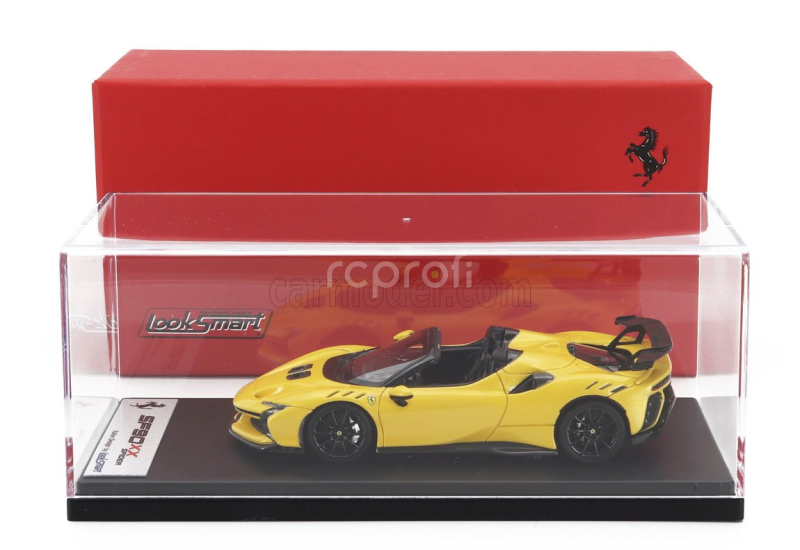 Looksmart Ferrari Sf90 Xx Stradale Spider 2024 1:43 Giallo Tristrato - Žlutá S Černou