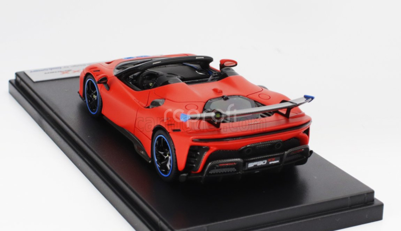 Looksmart Ferrari Sf90 Xx Stradale Spider 2024 1:43 Rosso Le-mans - Matná Červená Modrá Černá