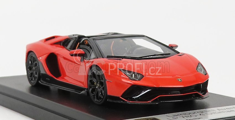 Looksmart Lamborghini Aventador Lp780-4 Ultimae Roadster 2021 1:43 Arancio Xanto - Oranžová