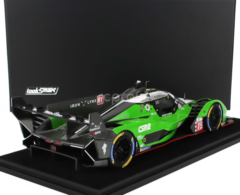 Looksmart Lamborghini Sc63 3.8l V8 Turbo Team Lamborghini Iron Lynx N 19 24h Le Mans 2024 Romain Grosjean - Matteo Cairoli - Andrea Caldarelli 1:18 Zelená Bílá Černá