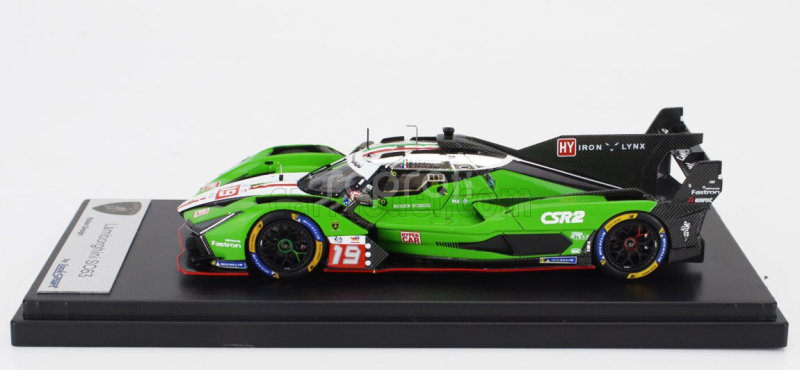Looksmart Lamborghini Sc63 3.8l V8 Turbo Team Lamborghini Iron Lynx N 19 24h Le Mans 2024 Romain Grosjean - Matteo Cairoli - Andrea Caldarelli 1:43 Zelená Bílá Černá