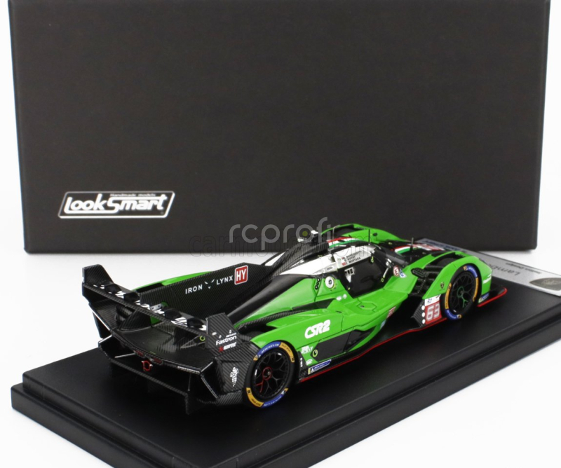 Looksmart Lamborghini Sc63 3.8l V8 Turbo Team Lamborghini Iron Lynx N 63 24h Le Mans 2024 Daniil Kvyat - Mirko Bortolotti - Edoardo Mortara 1:43 Zelená Bílá