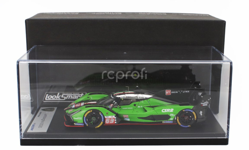 Looksmart Lamborghini Sc63 3.8l V8 Turbo Team Lamborghini Iron Lynx N 63 24h Le Mans 2024 Daniil Kvyat - Mirko Bortolotti - Edoardo Mortara 1:43 Zelená Bílá
