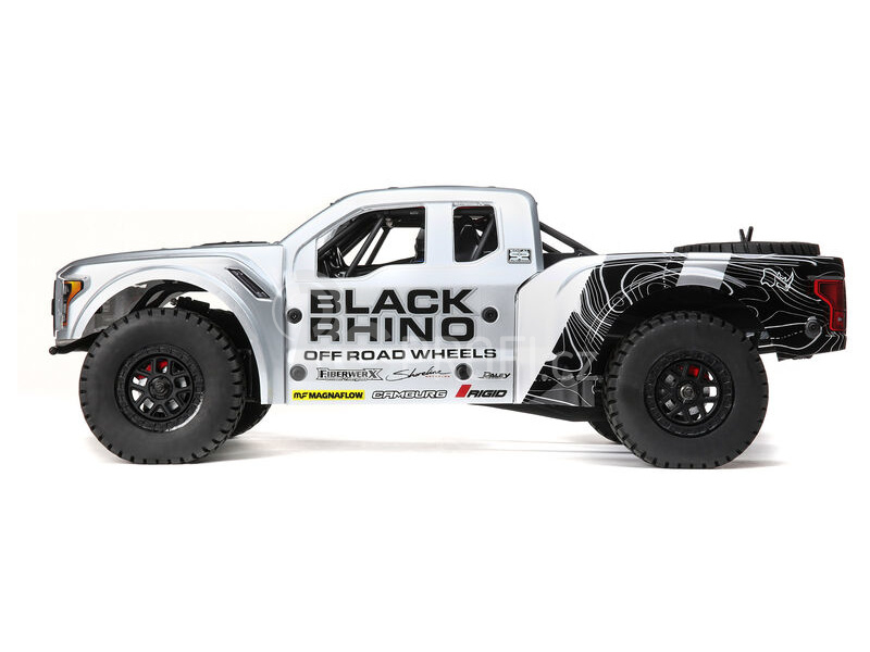 RC auto Losi Ford Raptor Baja Rey V2 1:10 4WD RTR Black Rhino