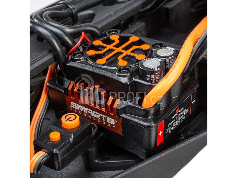 RC auto Losi Lasernut U4 1:10 4WD Smart RTR, černá