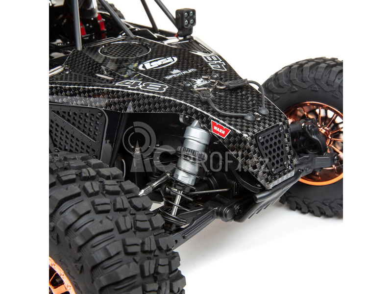 RC auto Losi Lasernut U4 1:10 4WD Smart RTR, černá