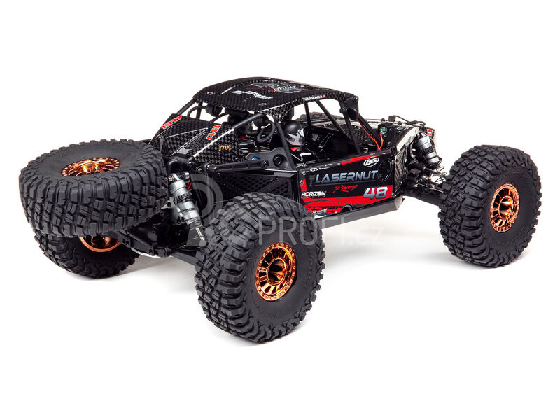 RC auto Losi Lasernut U4 1:10 4WD Smart RTR, černá