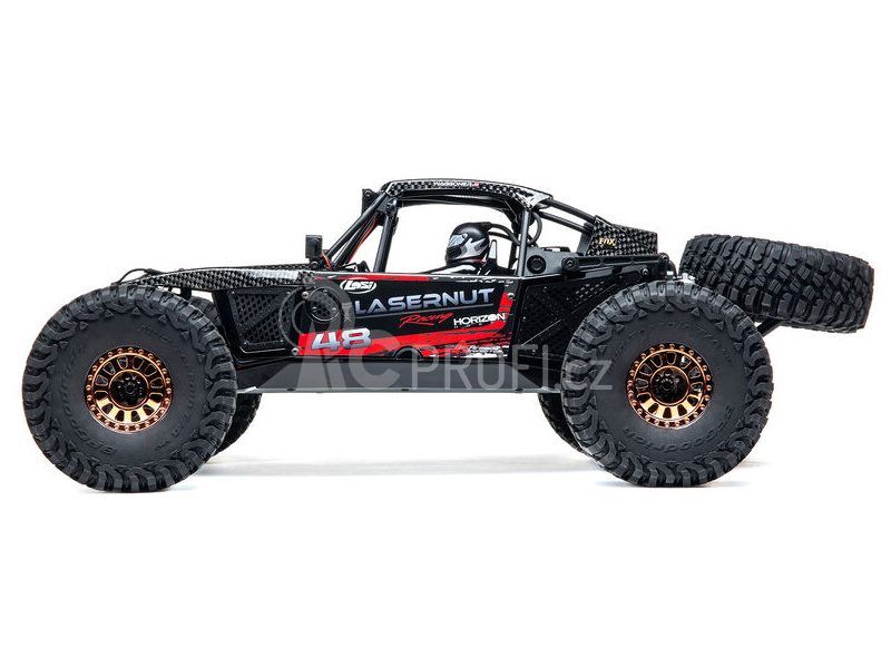 RC auto Losi Lasernut U4 1:10 4WD Smart RTR, černá