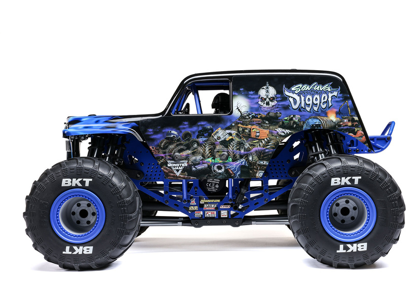 RC auto Losi LMT Monster Truck 2.0 1:8 4WD RTR Son Uva Digger