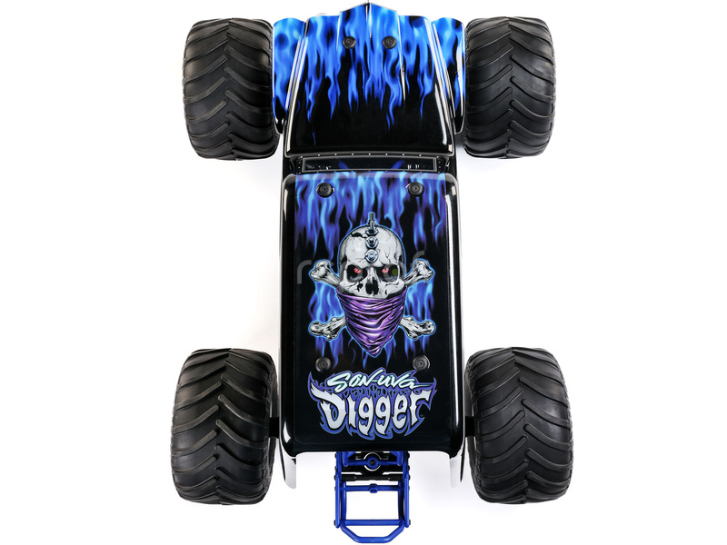 RC auto Losi LMT Monster Truck 2.0 1:8 4WD RTR Son Uva Digger