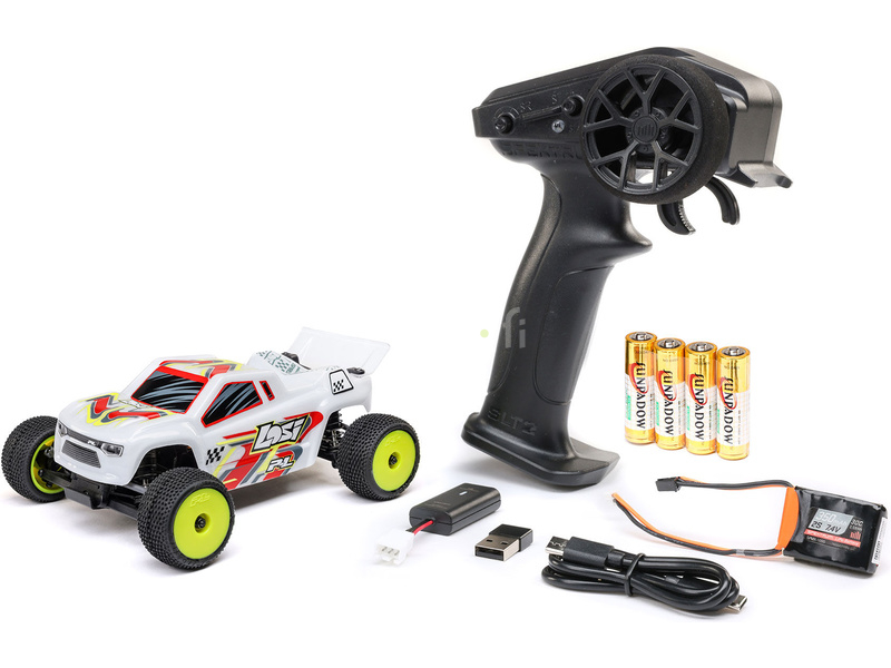 Losi Micro-T 1:28 RTR stříbrná