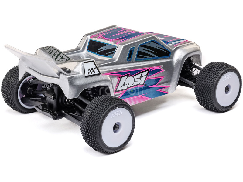 Losi Micro-T 1:28 RTR stříbrná