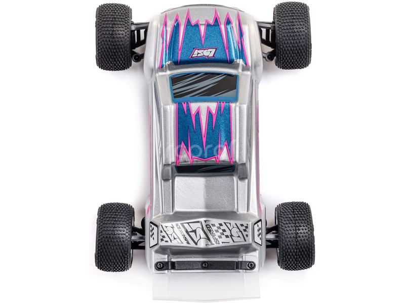 Losi Micro-T 1:28 RTR stříbrná