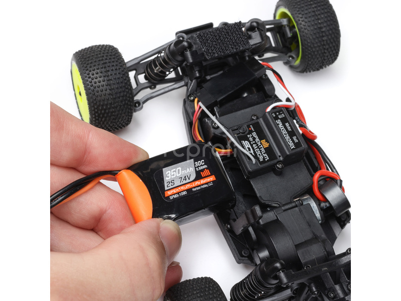 Losi Micro-T 1:28 RTR stříbrná