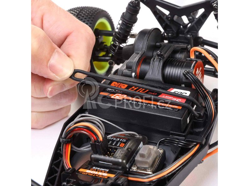 RC auto Losi Mini-B 1:16 Buggy Brushless RTR, červená