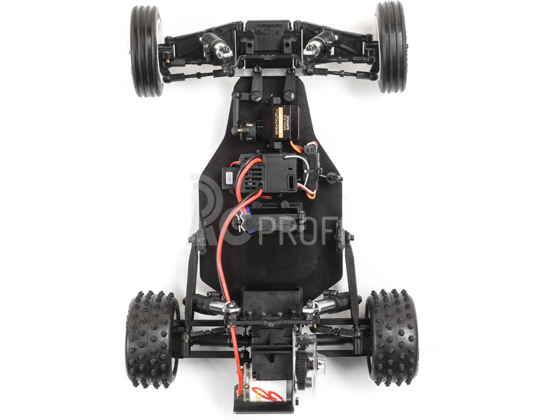 RC auto Losi Mini JRX2 1:16 RTR, černá