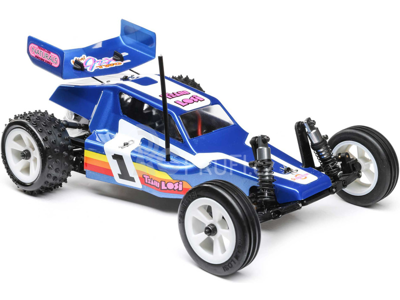 RC auto Losi Mini JRX2 1:16 RTR, černá