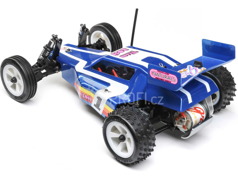 RC auto Losi Mini JRX2 1:16 RTR, černá