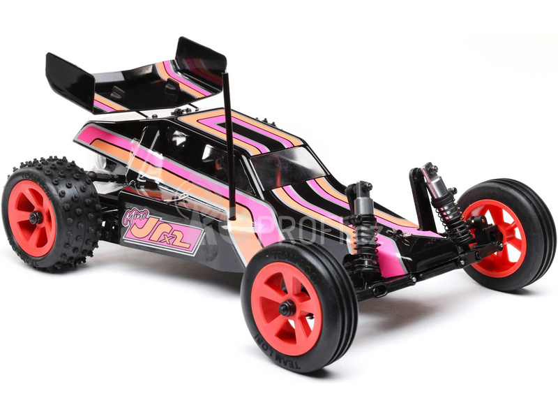 RC auto Losi Mini JRX2 1:16 RTR, černá