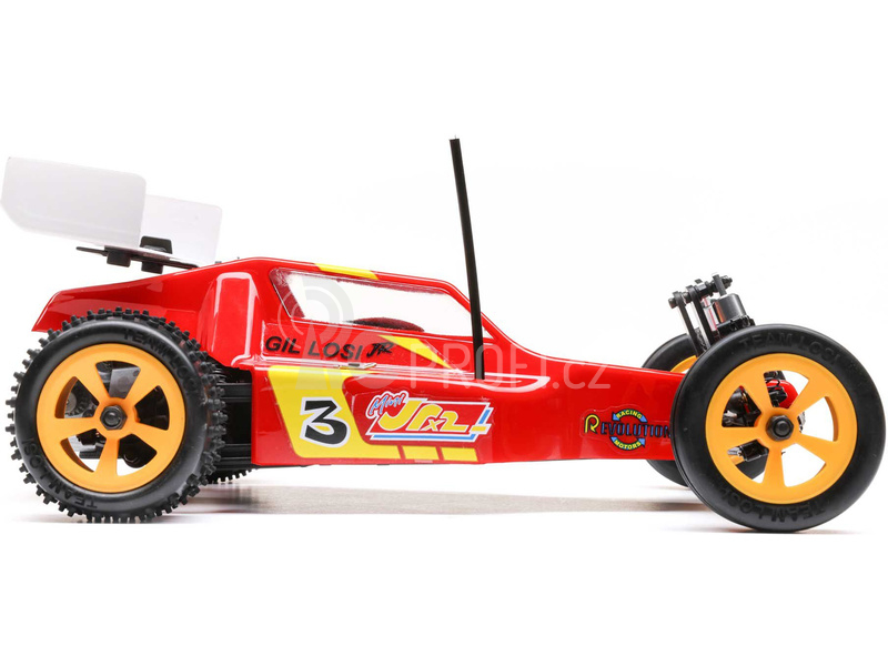 RC auto Losi Mini JRX2 1:16 RTR, černá