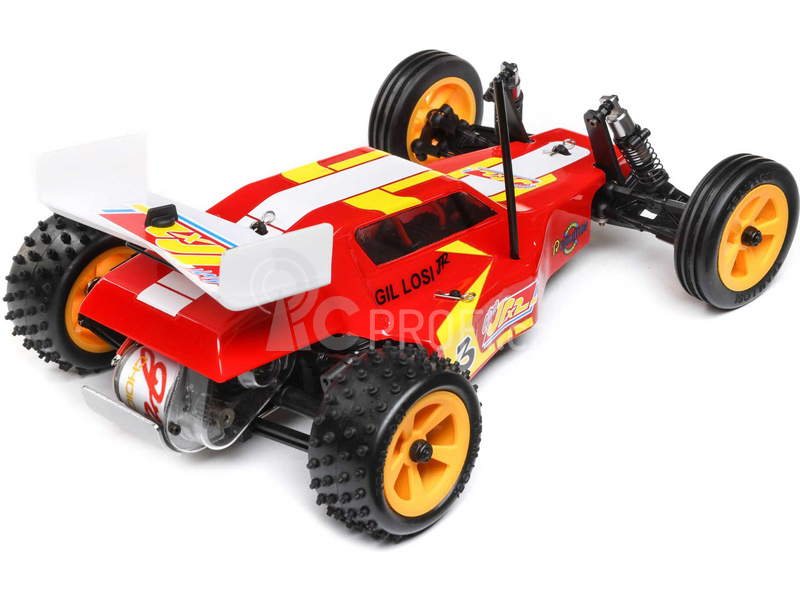 RC auto Losi Mini JRX2 1:16 RTR, červená