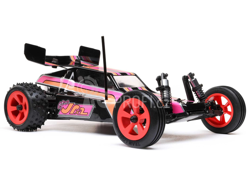 RC auto Losi Mini JRX2 1:16 RTR, červená