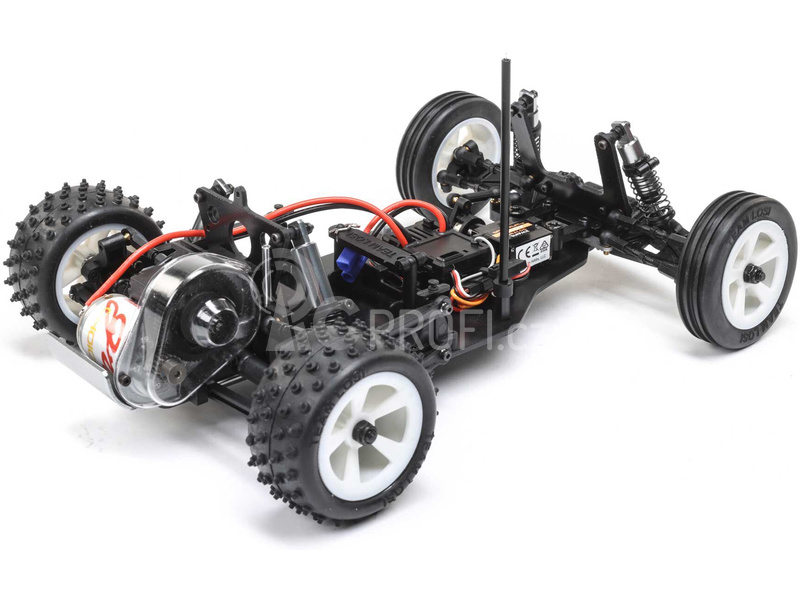 RC auto Losi Mini JRX2 1:16 RTR, modrá