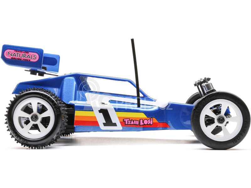 RC auto Losi Mini JRX2 1:16 RTR, modrá