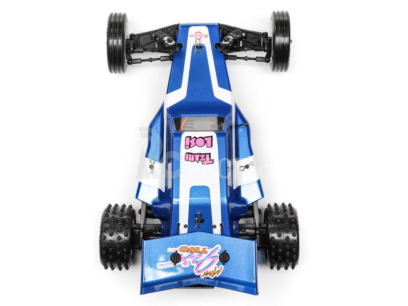 RC auto Losi Mini JRX2 1:16 RTR, modrá