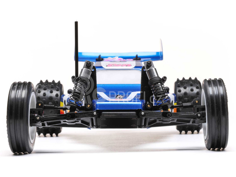 RC auto Losi Mini JRX2 1:16 RTR, modrá