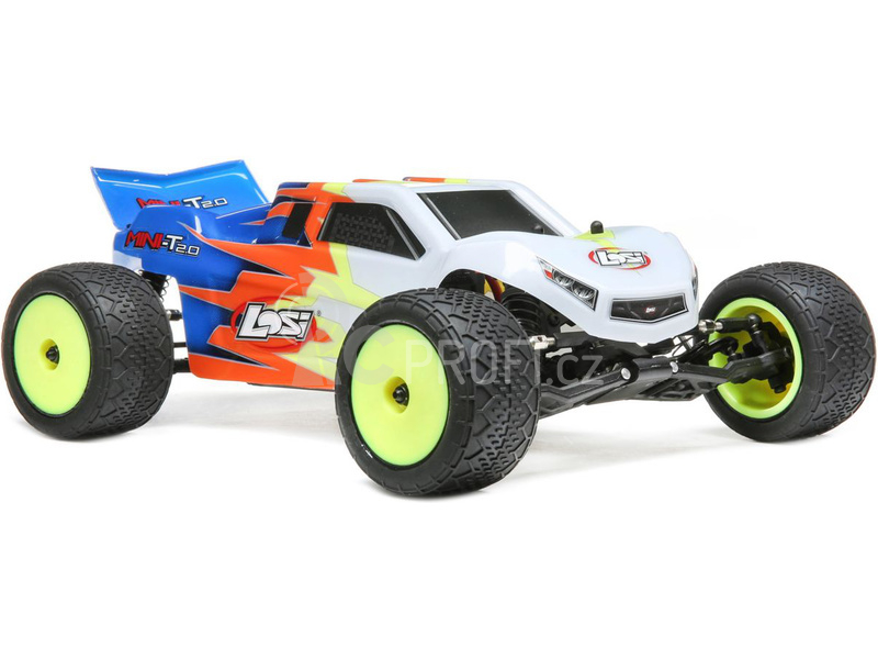 Losi Mini-T 2.0 1:18 RTR červená/bílá