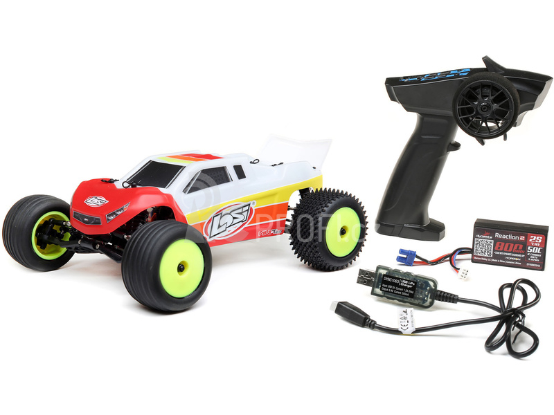 RC auto Losi Mini-T 2.0 Brushless 1:18 RTR, modrá