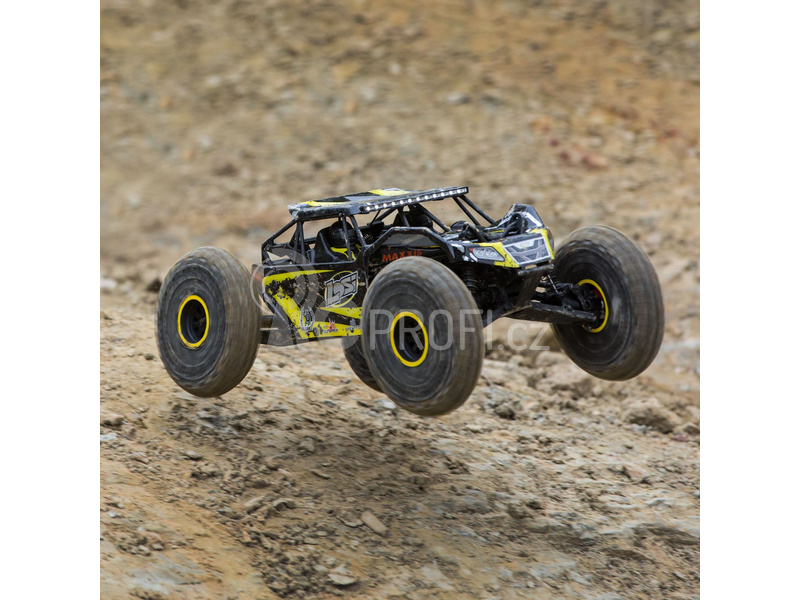 Losi Rock Rey Rock Racer 1:10 4WD AVC RTR žlutý