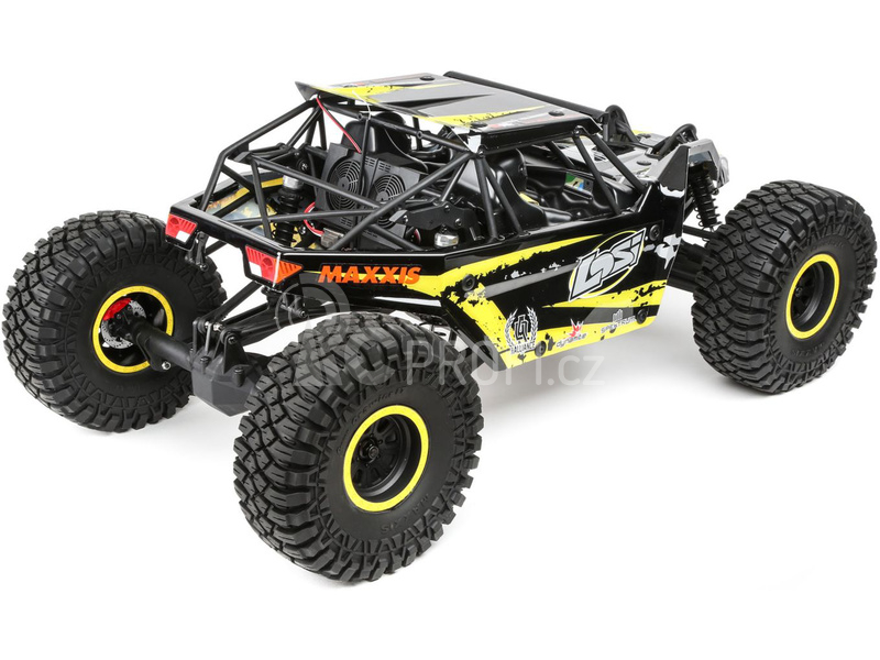 Losi Rock Rey Rock Racer 1:10 4WD AVC RTR žlutý