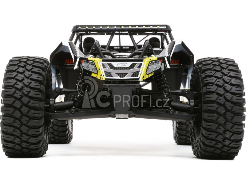 Losi Rock Rey Rock Racer 1:10 4WD AVC RTR žlutý