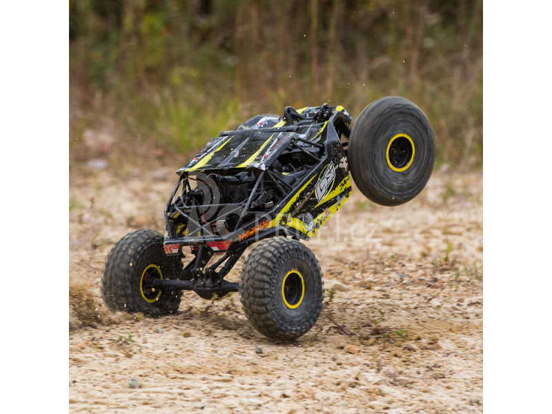 Losi Rock Rey Rock Racer 1:10 4WD AVC RTR žlutý