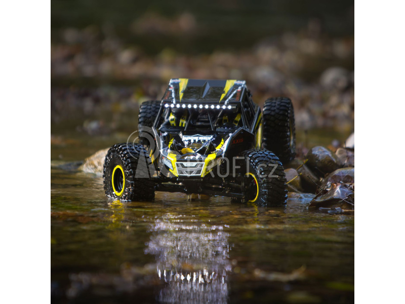 Losi Rock Rey Rock Racer 1:10 4WD AVC RTR žlutý