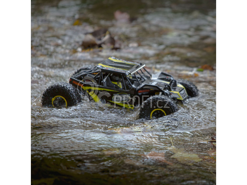 Losi Rock Rey Rock Racer 1:10 4WD AVC RTR žlutý