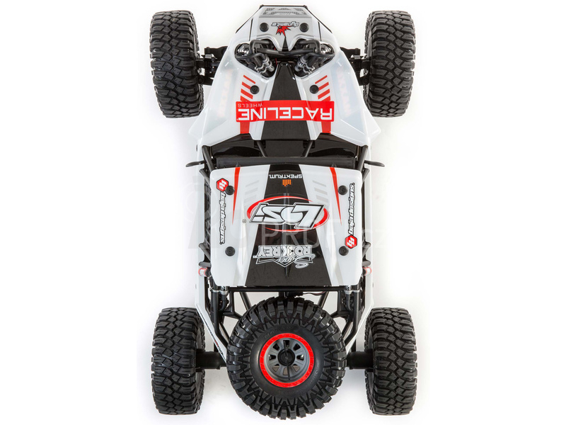 RC auto Losi Super Rock Rey V2 1:6 4WD RTR, bílá