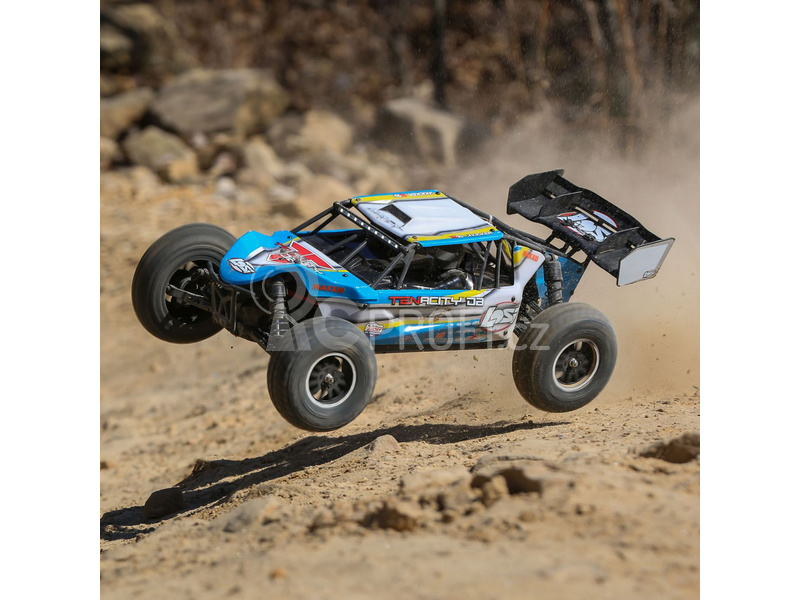 Losi Tenacity Desert Buggy 1:10 4WD RTR AVC červená