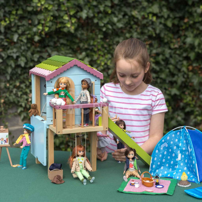 Lottie Dřevěný zahradní domeček pro panenky