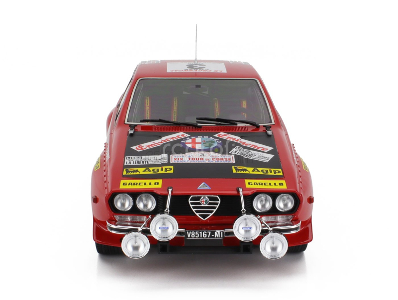 Ls-collectibles Alfa romeo Alfetta Gt Gr.2 (night Version) N 3 3rd Rally Tour De Course 1975 Jean Claude Andruet - Yves Jouanny 1:18 Červená Černá