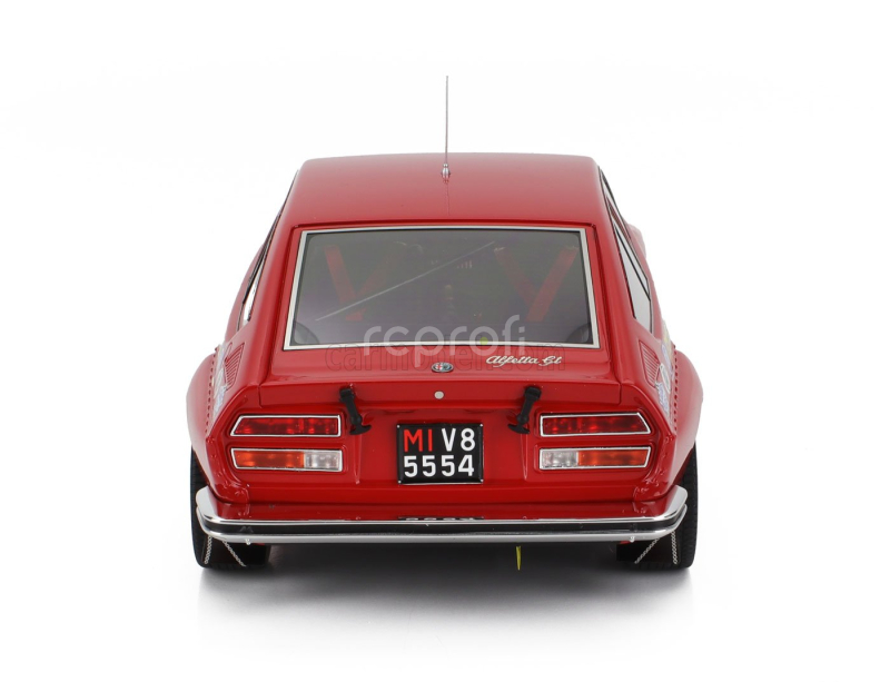 Ls-collectibles Alfa romeo Alfetta Gt Gr.2 (night Version) N 6 Winner Rally Isola D'elba 1975 Amilcare Ballestrieri - Enrico Gigli 1:18 Červená Černá
