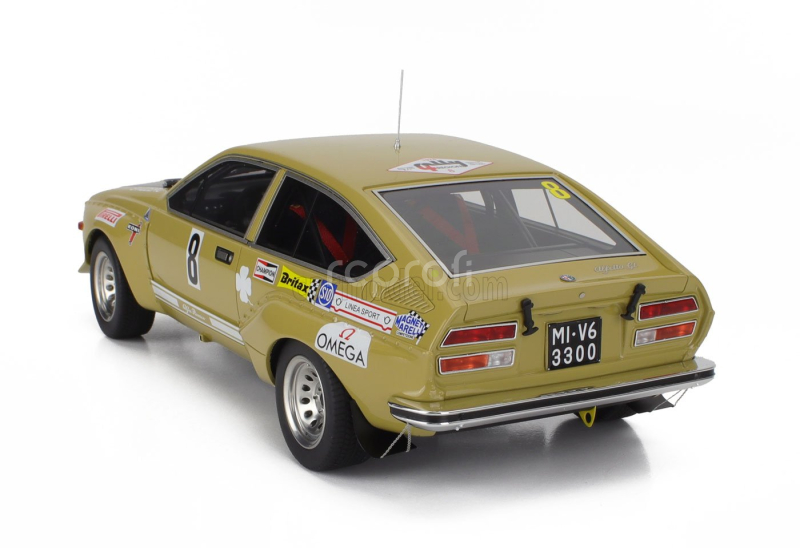 Ls-collectibles Alfa romeo Alfetta Gt Gr.2 (night Version) N 8 4th Rally Quattro Regioni 1975 Francesco Svizzero - Gianfranco Masetto 1:18 Giallo Piper Žlutá Černá
