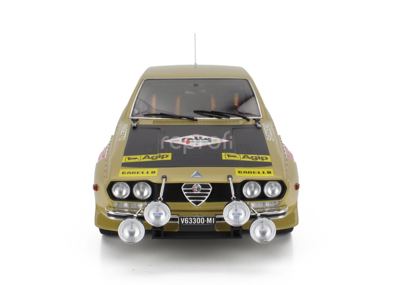 Ls-collectibles Alfa romeo Alfetta Gt Gr.2 (night Version) N 8 4th Rally Quattro Regioni 1975 Francesco Svizzero - Gianfranco Masetto 1:18 Giallo Piper Žlutá Černá