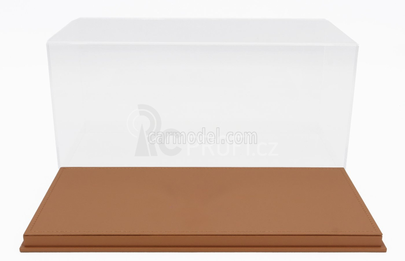 Luxbox Vetrina display box Base In Ecopelle Beige 1:18, béžová