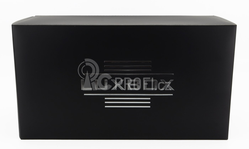 Luxbox Vetrina display box Base In Ecopelle Nera 1:12, černá