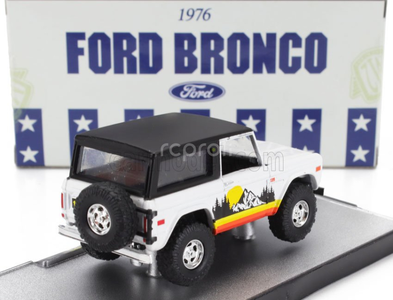 M2-machines Ford usa Bronco 1976 1:64 Bílá Černá